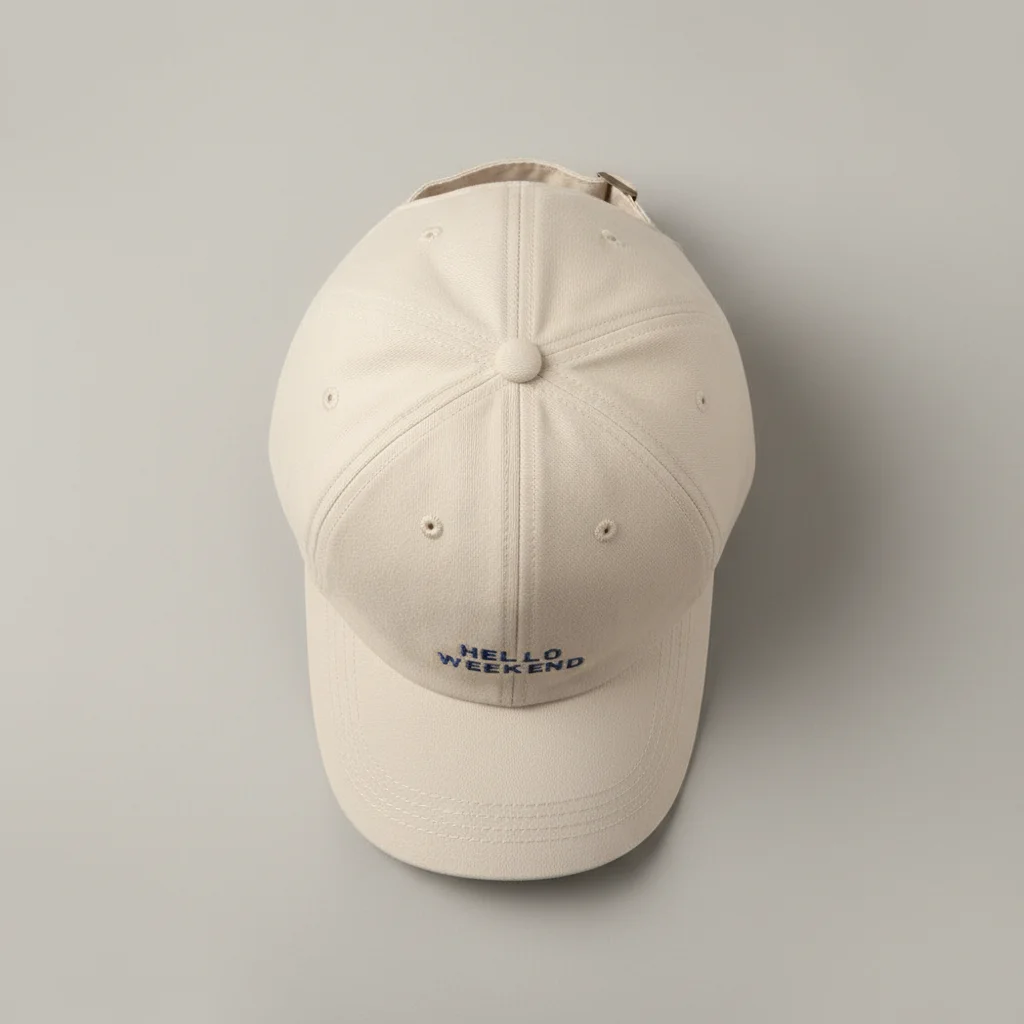 casquette vintage coton brodé week-end - Vue 3 - casquette vintage