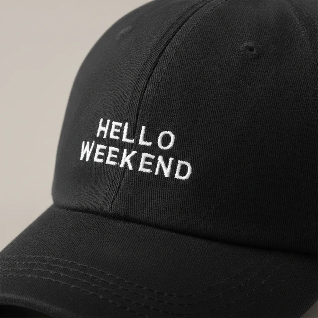 casquette vintage coton brodé week-end décontracté - Vue 4 - casquette vintage