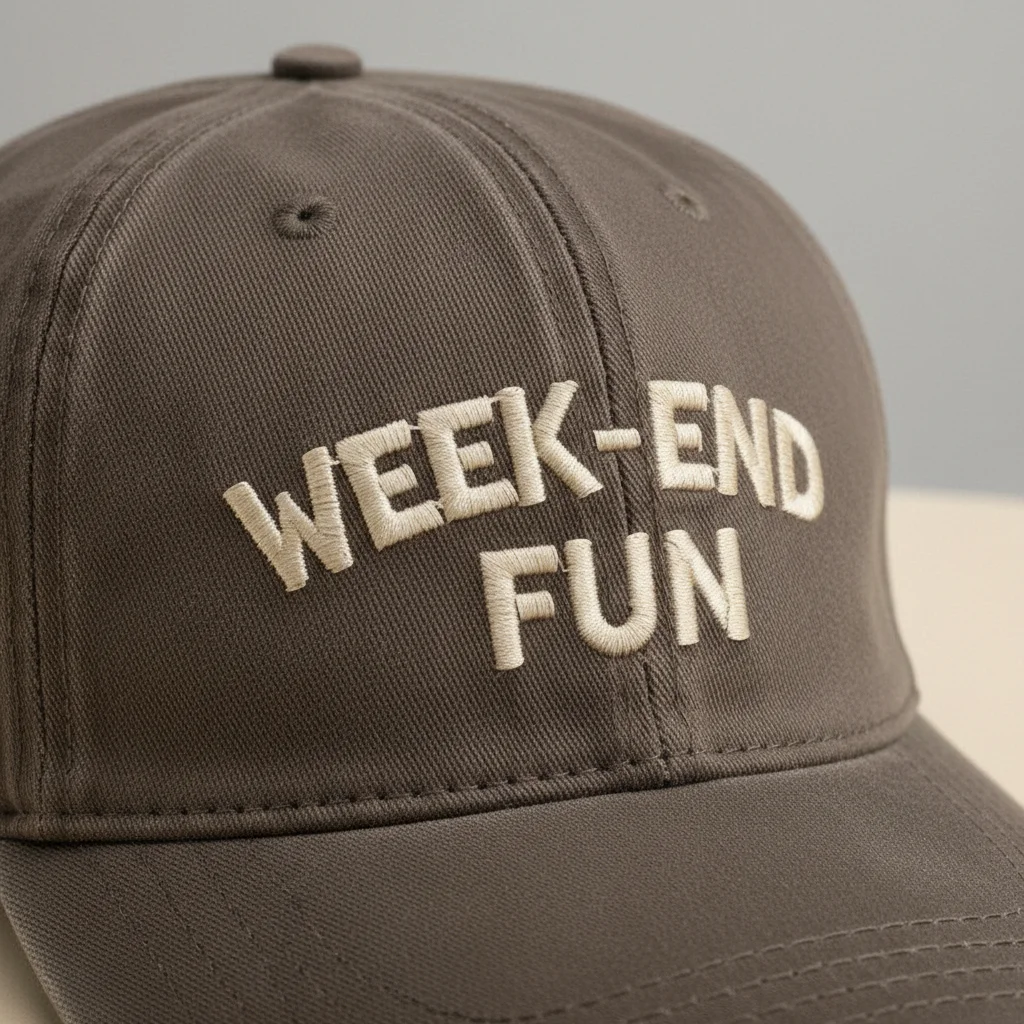 casquette vintage coton brodé week-end fun - Vue 13 - casquette vintage