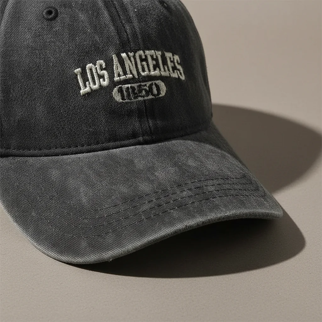 casquette vintage coton délavé ajustable unisexe - Vue 4 - casquette vintage