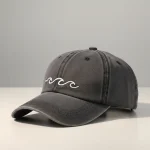 casquette vintage coton délavé motif marin - Vue 1 - casquette vintage