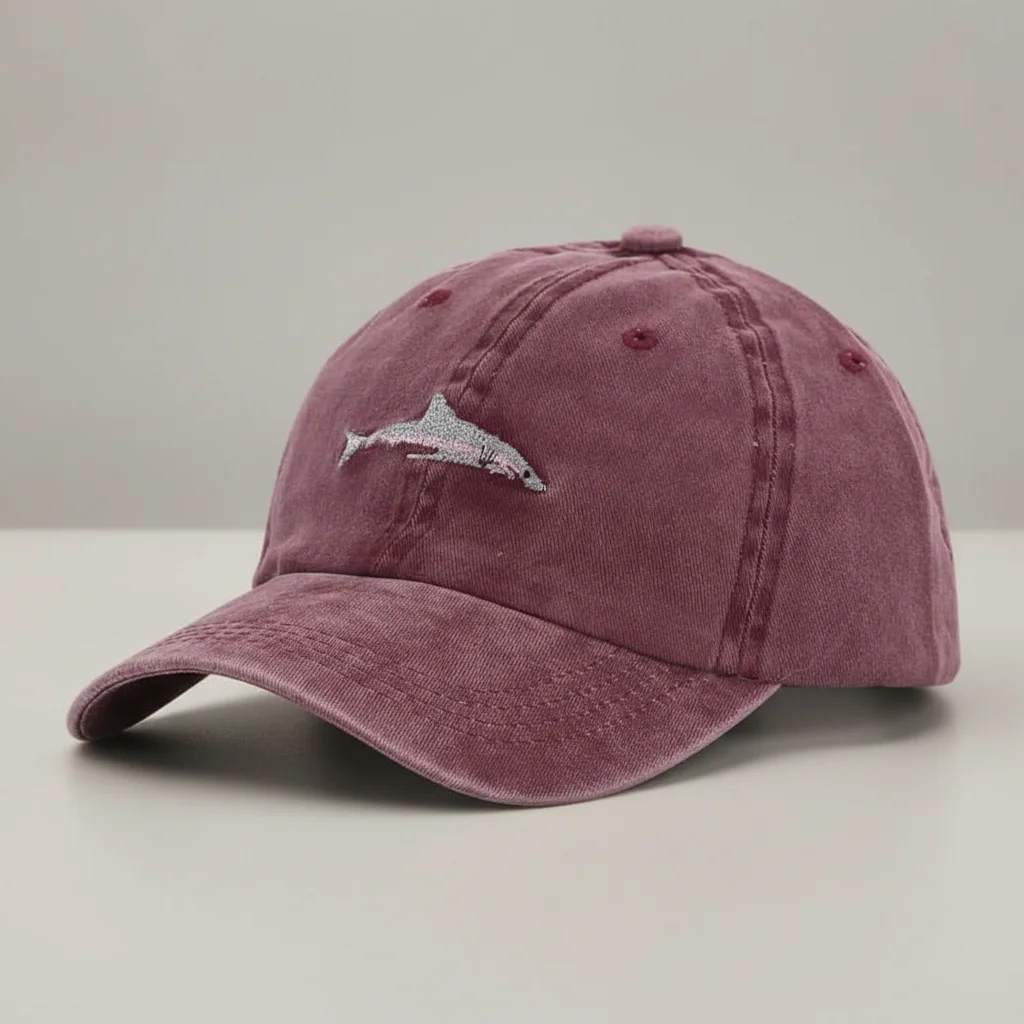 casquette vintage coton délavé motif marin - Vue 11 - casquette vintage