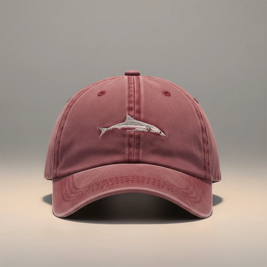 casquette vintage coton délavé motif marin - Vue 14 - casquette vintage