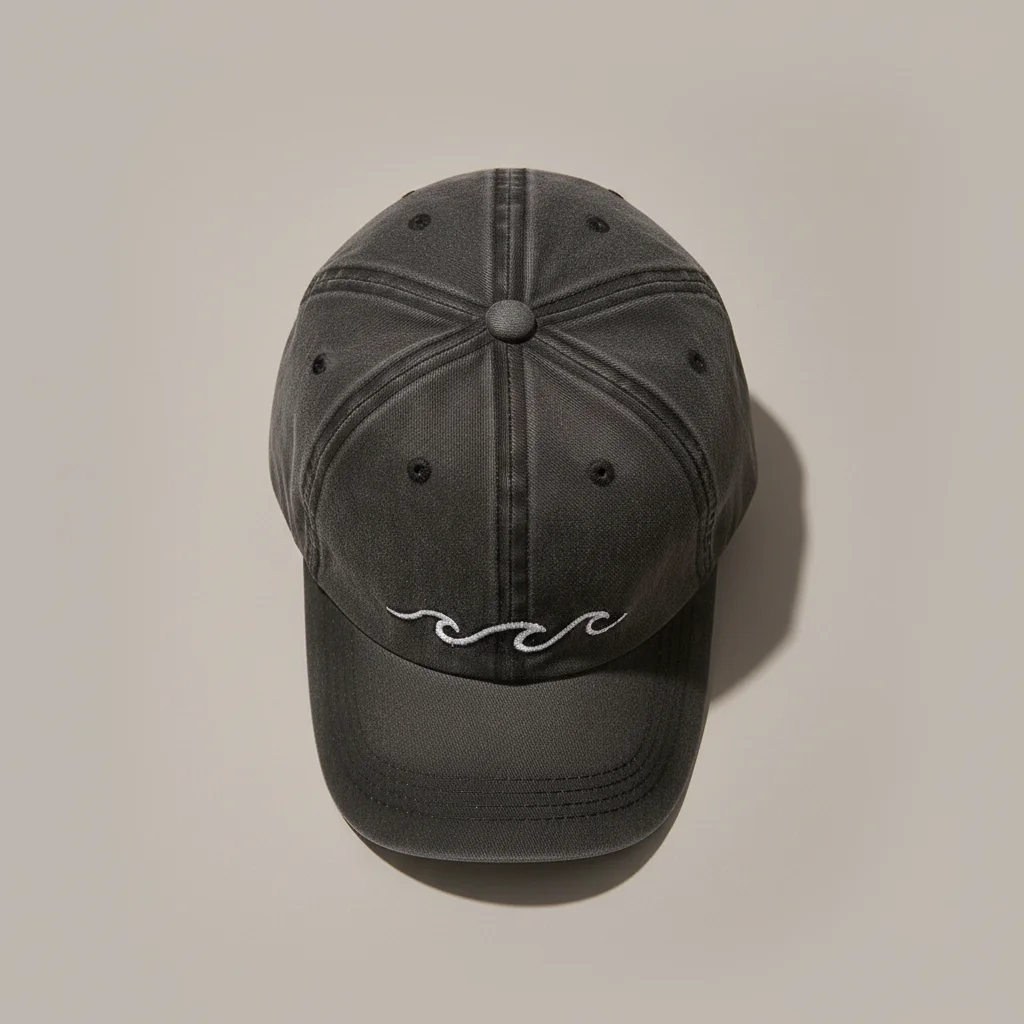 casquette vintage coton délavé motif marin - Vue 3 - casquette vintage