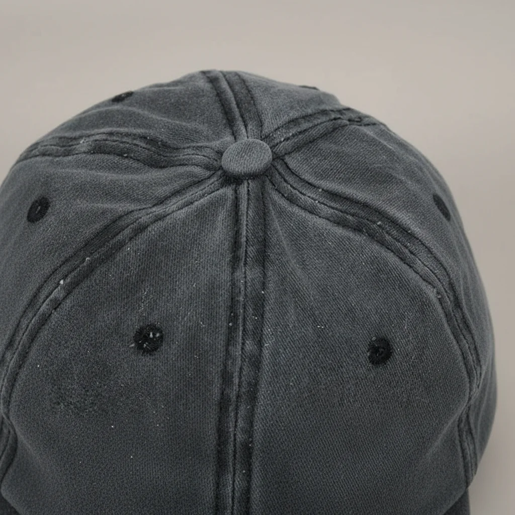 casquette vintage coton délavé motif marin - Vue 9 - casquette vintage