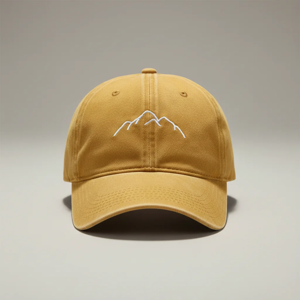 Casquette vintage coton délavé motif montagne - Vue 11 - casquette vintage