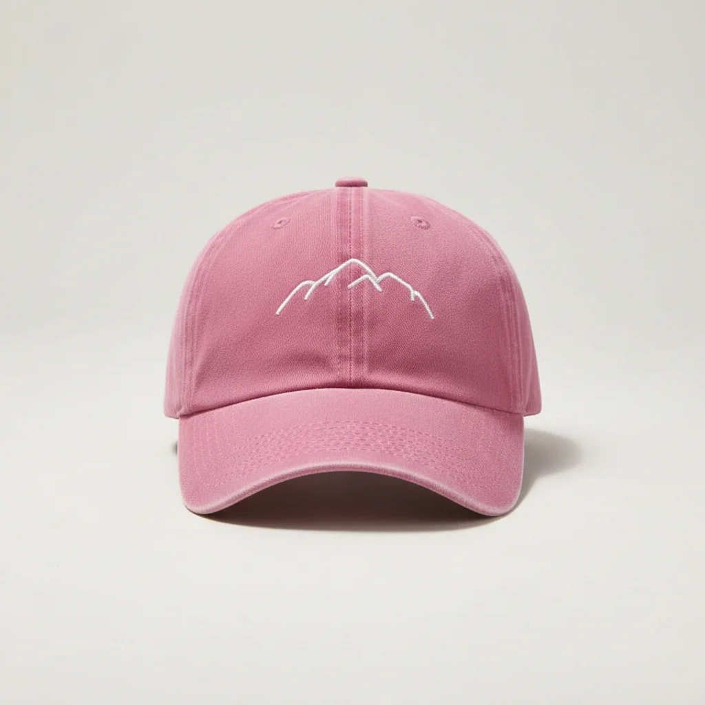 Casquette vintage coton délavé motif montagne - Vue 13 - casquette vintage