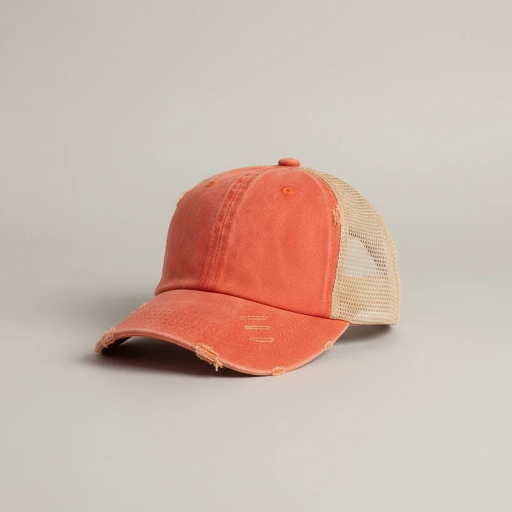 casquette vintage coton délavé queue de cheval - Vue 9 - casquette vintage