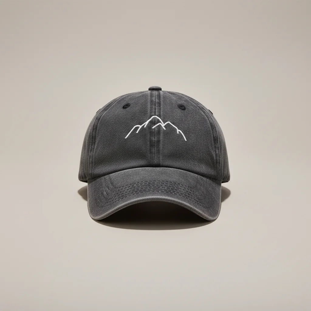 casquette vintage coton délavé randonnée unisexe - Vue 1 - casquette vintage