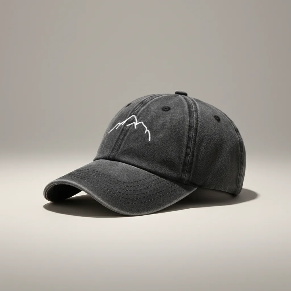 casquette vintage coton délavé randonnée unisexe - Vue 2 - casquette vintage