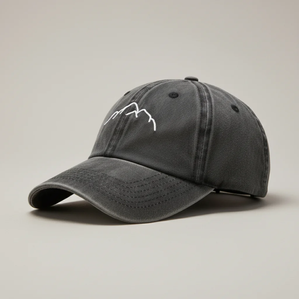 casquette vintage coton délavé randonnée unisexe - Vue 2 - casquette vintage