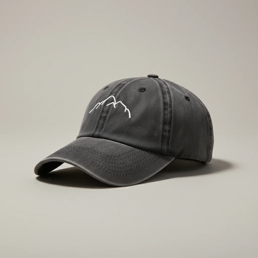 casquette vintage coton délavé randonnée unisexe - Vue 3 - casquette vintage