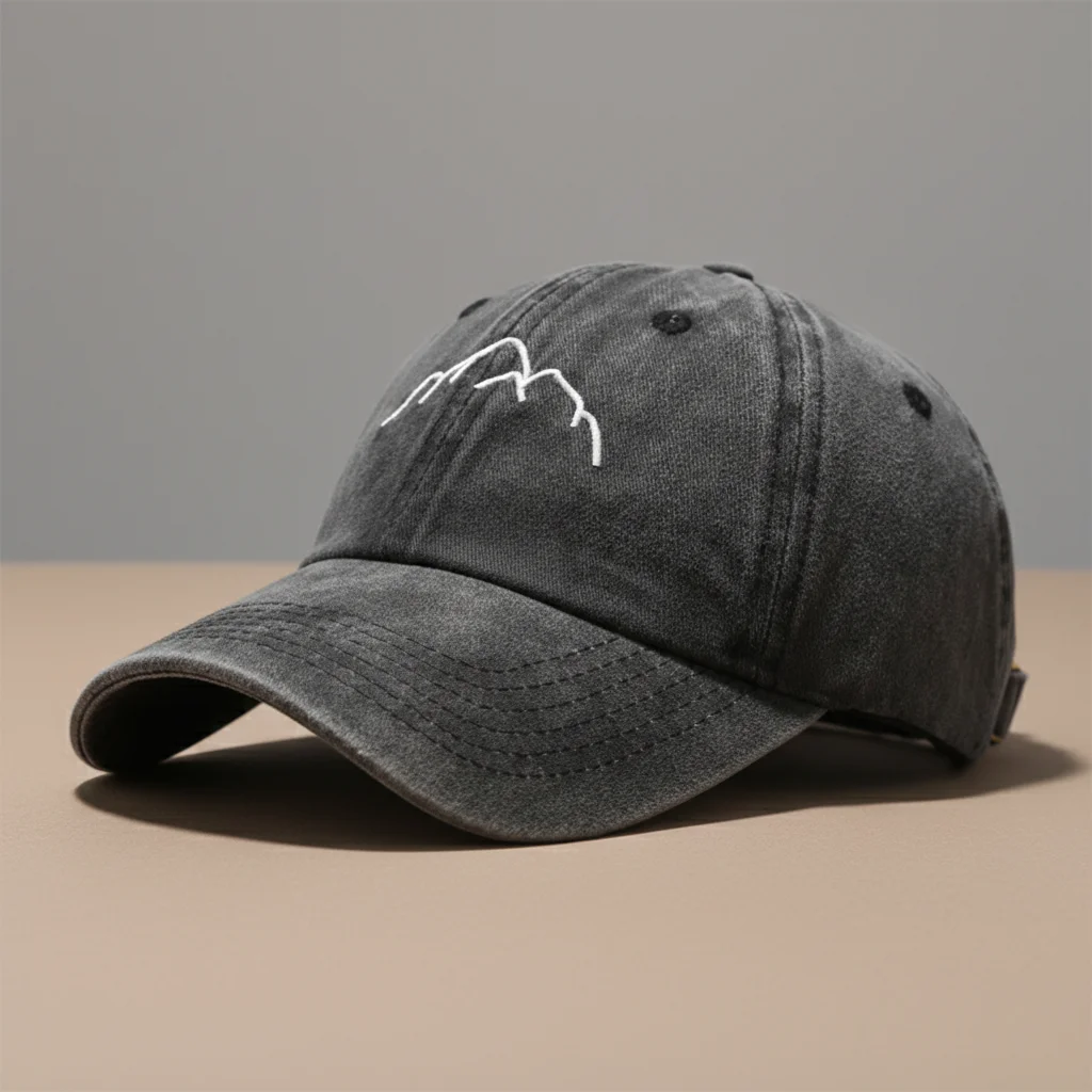 casquette vintage coton délavé randonnée unisexe - Vue 4 - casquette vintage