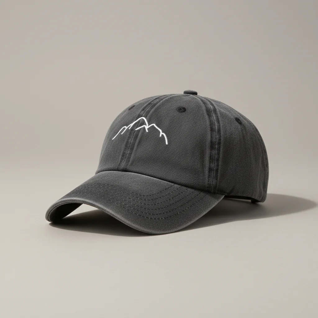 casquette vintage coton délavé randonnée unisexe - Vue 5 - casquette vintage