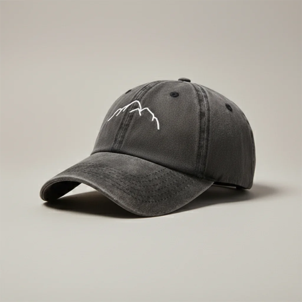 casquette vintage coton délavé randonnée unisexe - Vue 5 - casquette vintage