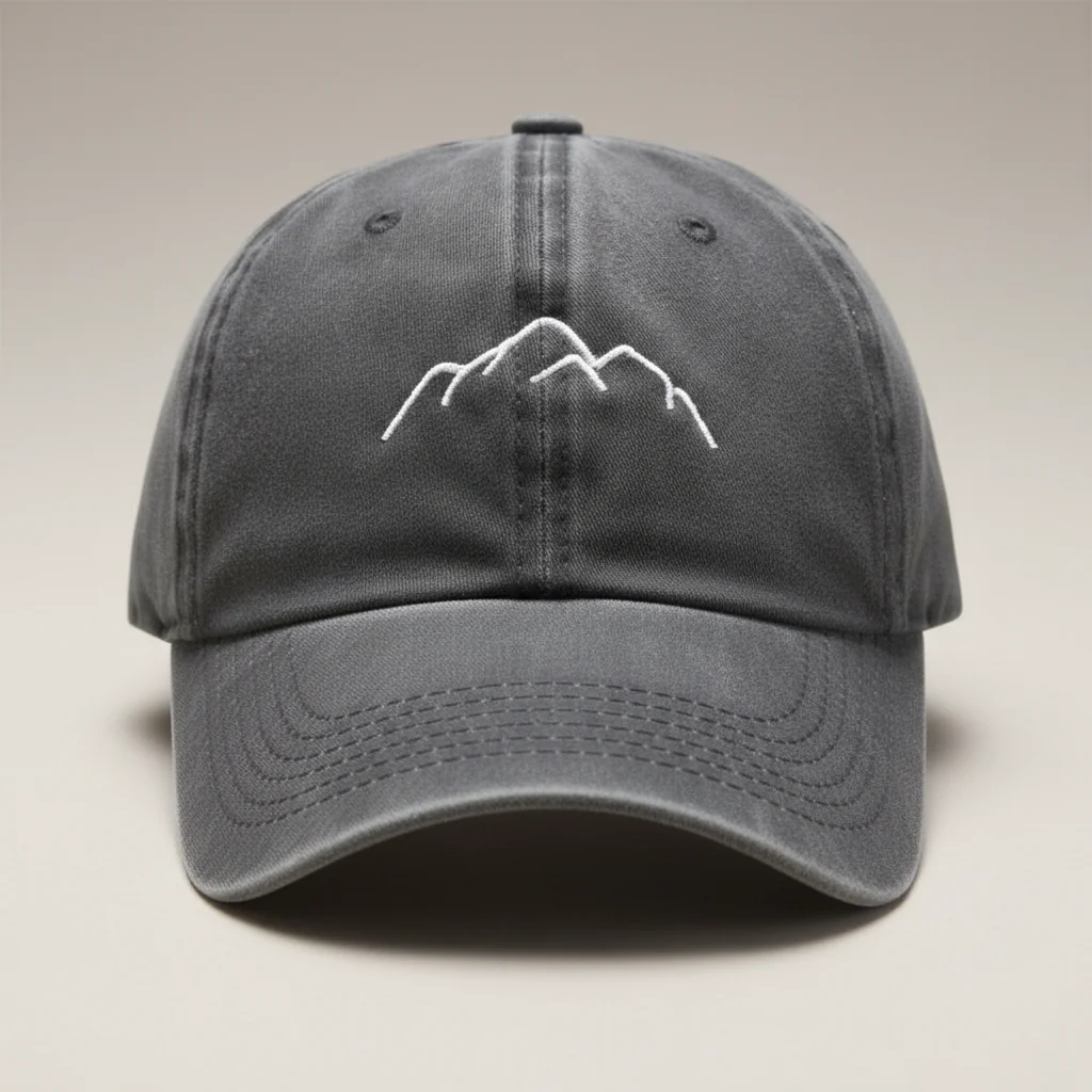 casquette vintage coton délavé randonnée unisexe - Vue 8 - casquette vintage