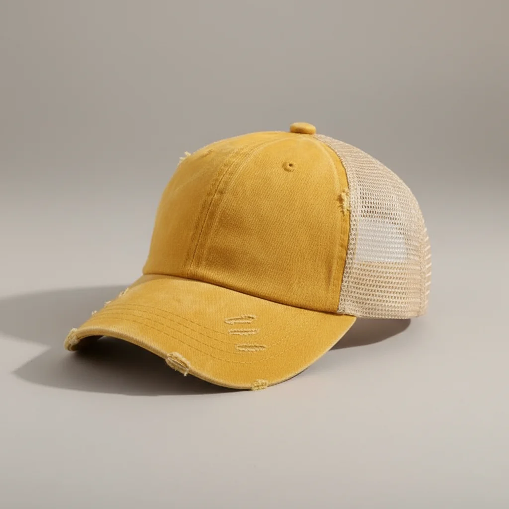 casquette vintage coton queue de cheval femme - Vue 12 - casquette vintage