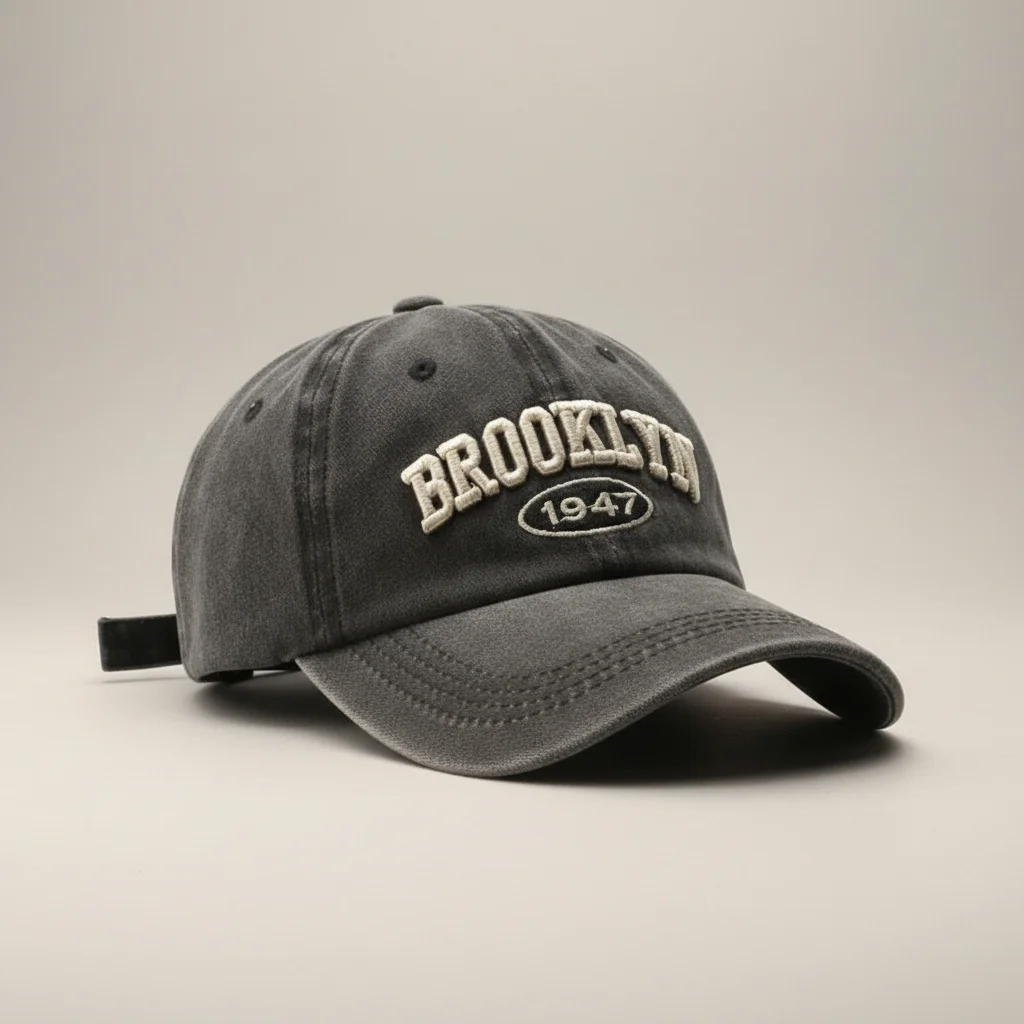 Casquette vintage coton style baseball ajustable - Vue 13 - casquette vintage