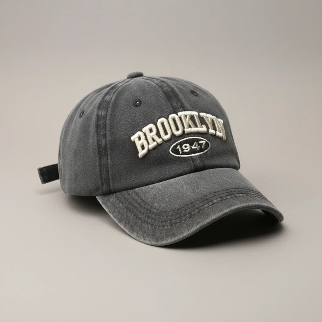 Casquette vintage coton style baseball ajustable - Vue 14 - casquette vintage