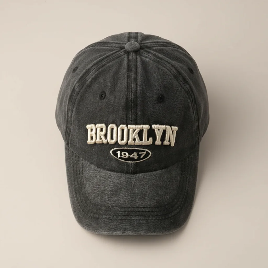 Casquette vintage coton style baseball ajustable - Vue 3 - casquette vintage