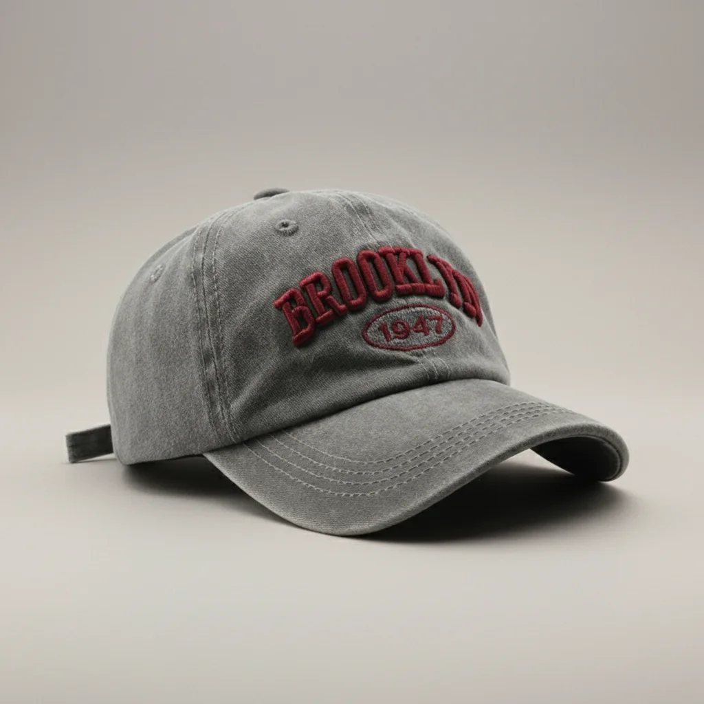 Casquette vintage coton style baseball ajustable - Vue 8 - casquette vintage