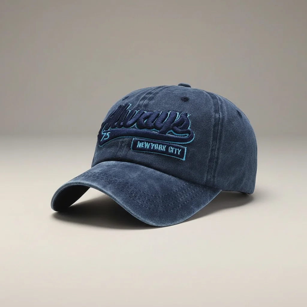 casquette vintage coton style décontracté ajustable - Vue 9 - casquette vintage