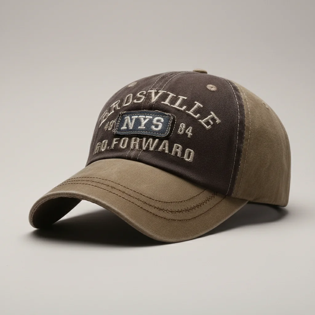 casquette vintage coton style décontracté homme - Vue 1 - casquette vintage