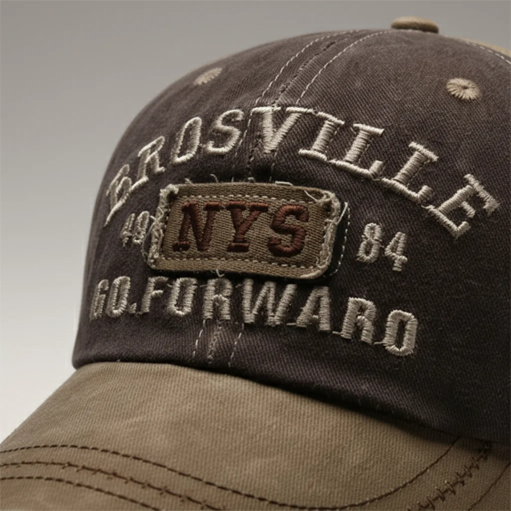 casquette vintage coton style décontracté homme - Vue 4 - casquette vintage