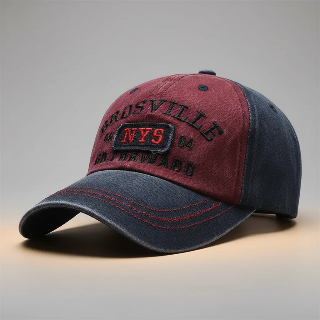 casquette vintage coton style décontracté homme - Vue 6 - casquette vintage