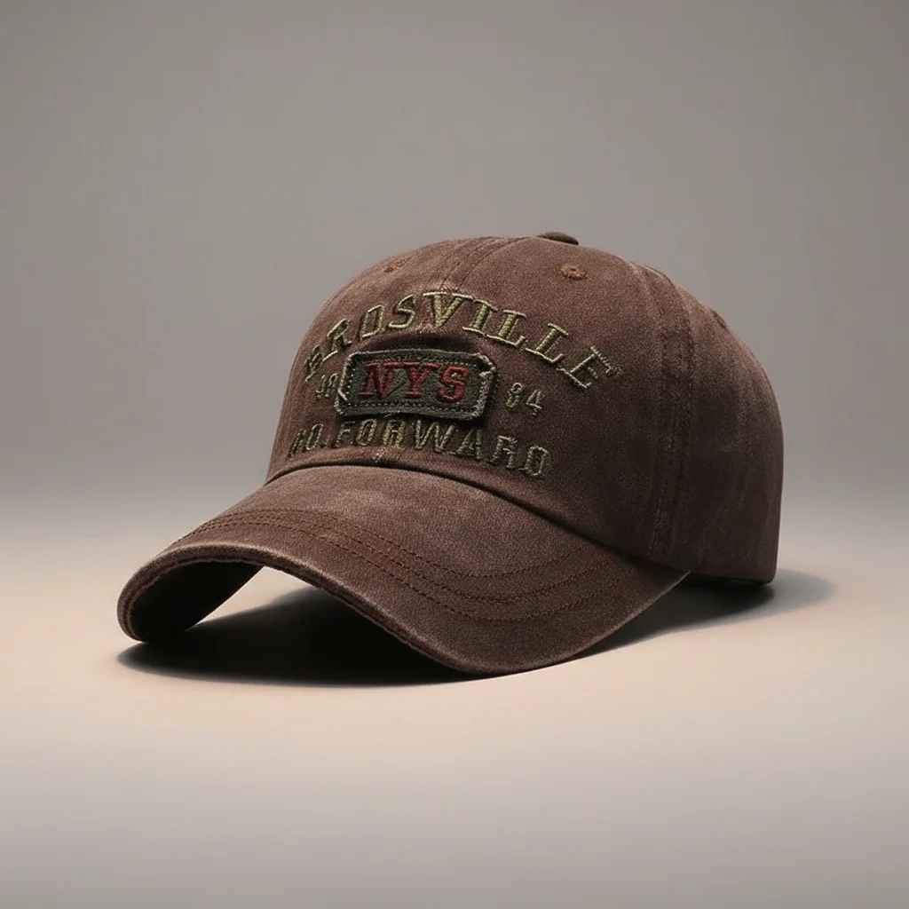casquette vintage coton style décontracté homme - Vue 7 - casquette vintage