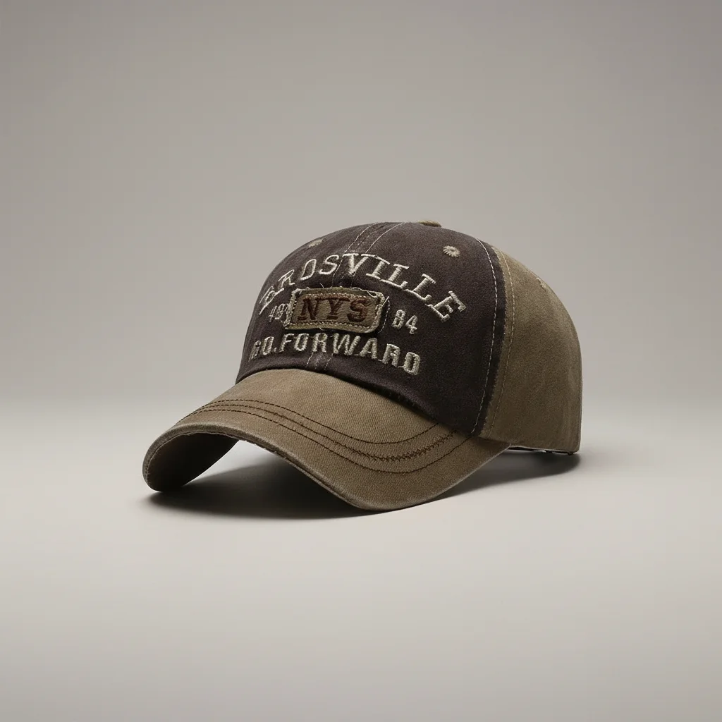casquette vintage coton style décontracté homme - Vue 8 - casquette vintage