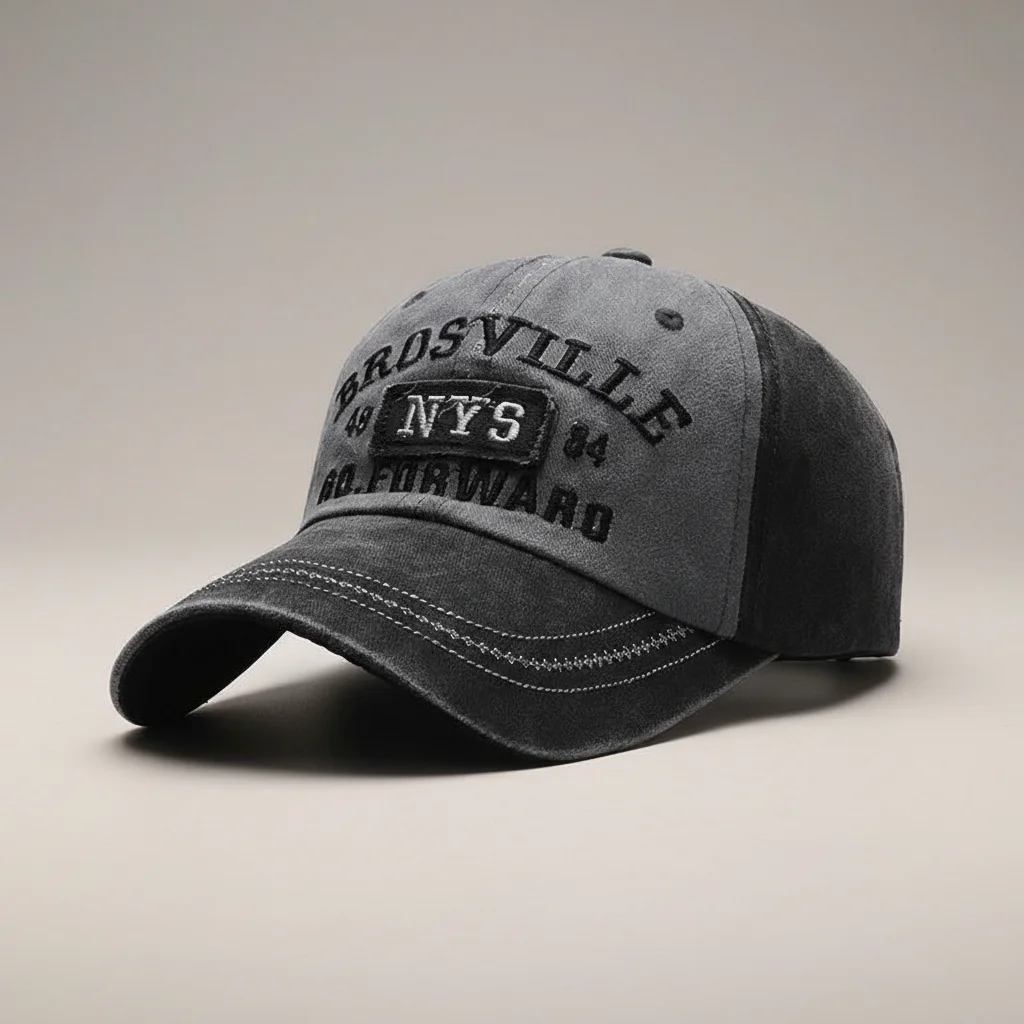 casquette vintage coton style décontracté homme - Vue 9 - casquette vintage