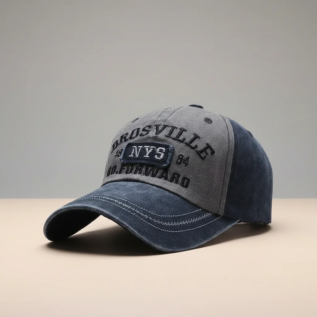 casquette vintage coton style décontracté unisexe - Vue 10 - casquette vintage