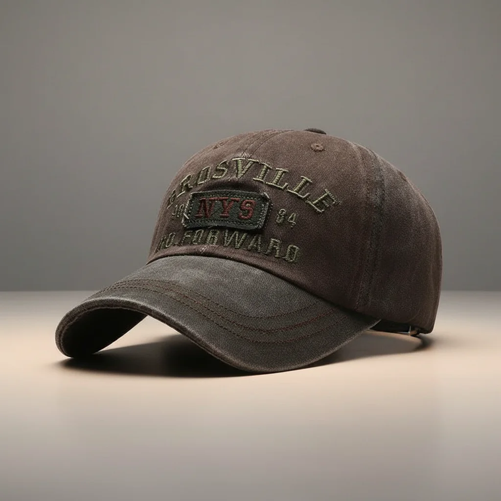 casquette vintage coton style décontracté unisexe - Vue 7 - casquette vintage