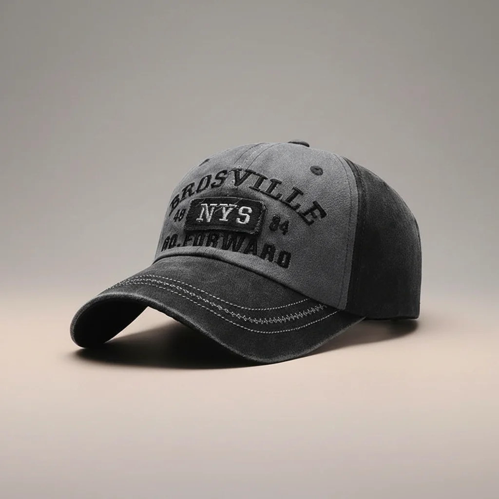 casquette vintage coton style décontracté unisexe - Vue 9 - casquette vintage