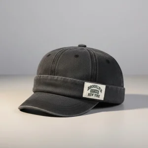 casquette vintage coton style docker - Vue 1 - casquette vintage