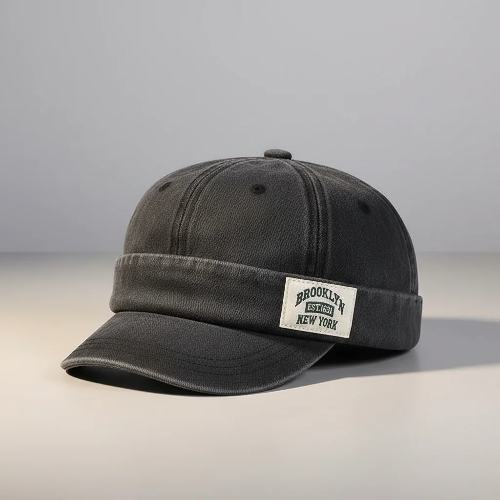 casquette vintage coton style docker - Vue 1 - casquette vintage
