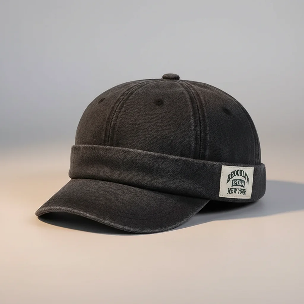 casquette vintage coton style docker - Vue 5 - casquette vintage