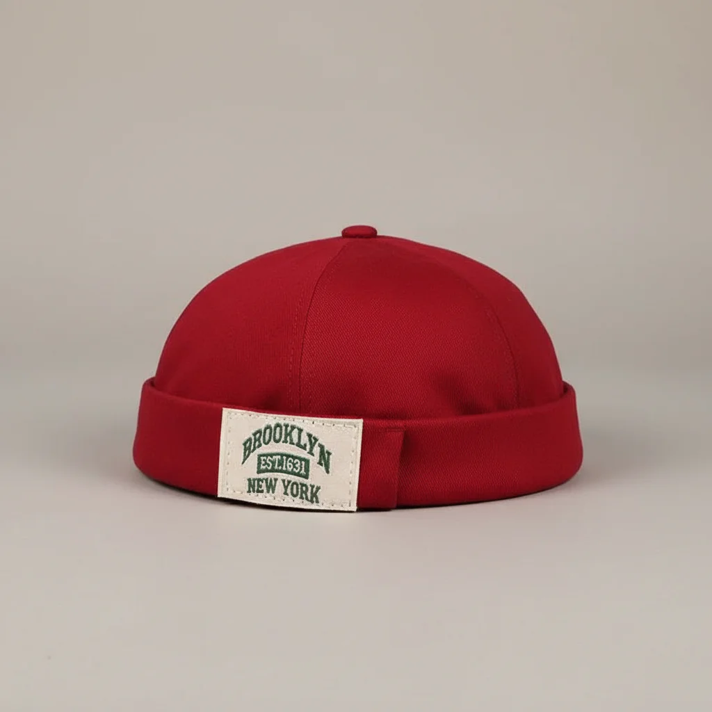casquette vintage coton style docker - Vue 6 - casquette vintage