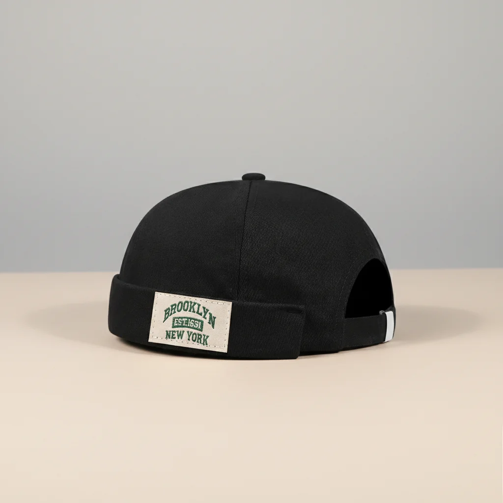 casquette vintage coton style docker - Vue 8 - casquette vintage