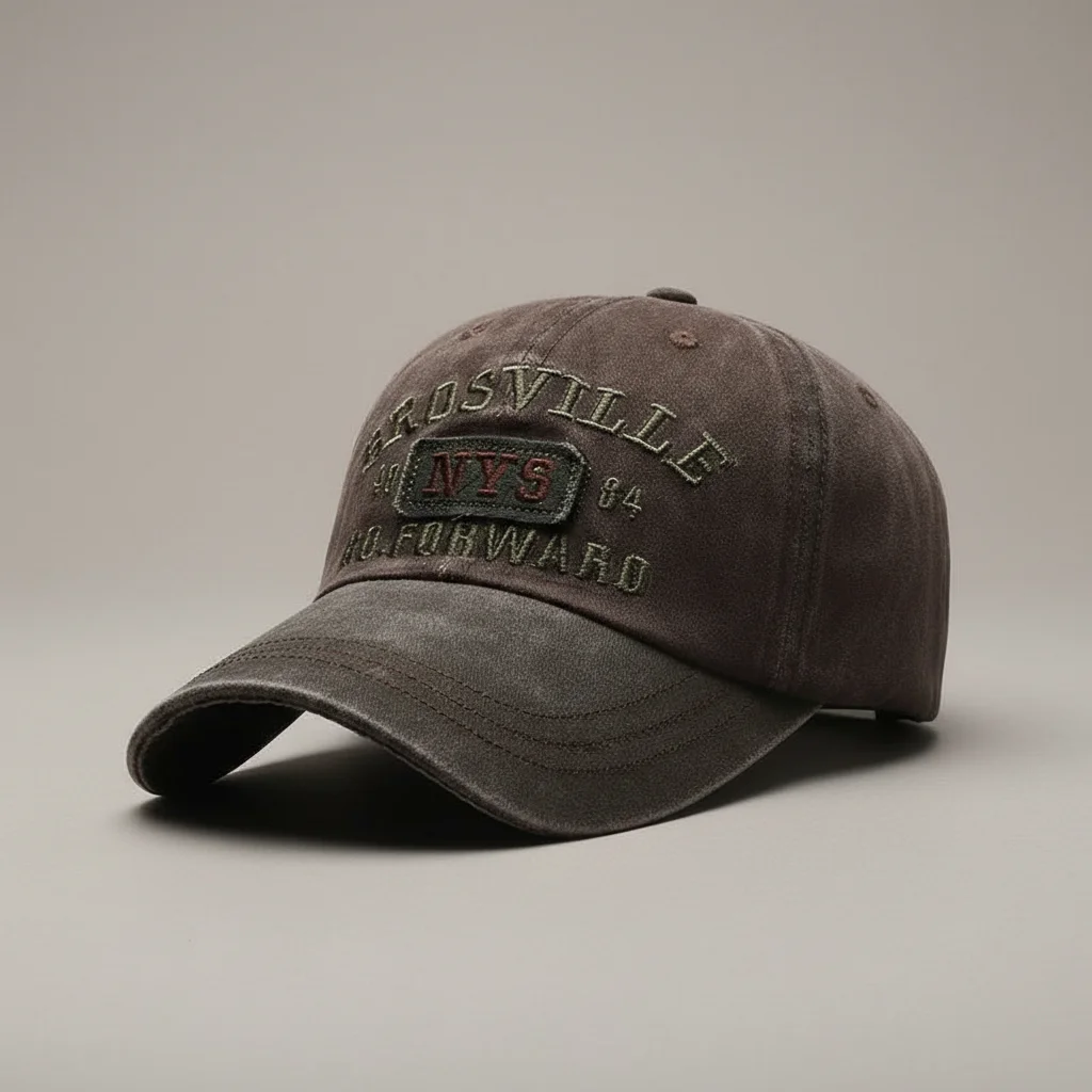 casquette vintage coton style rétro ajustable - Vue 8 - casquette vintage