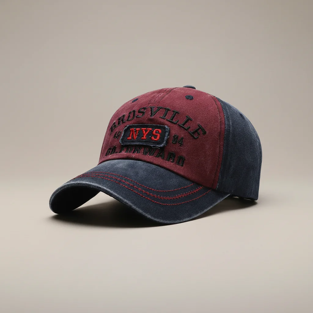 casquette vintage coton style rétro ajustable - Vue 9 - casquette vintage