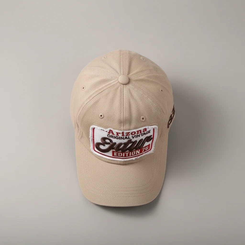 casquette vintage coton style usa - Vue 3 - casquette vintage