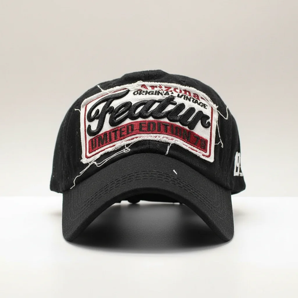 casquette vintage coton style usa - Vue 9 - casquette vintage