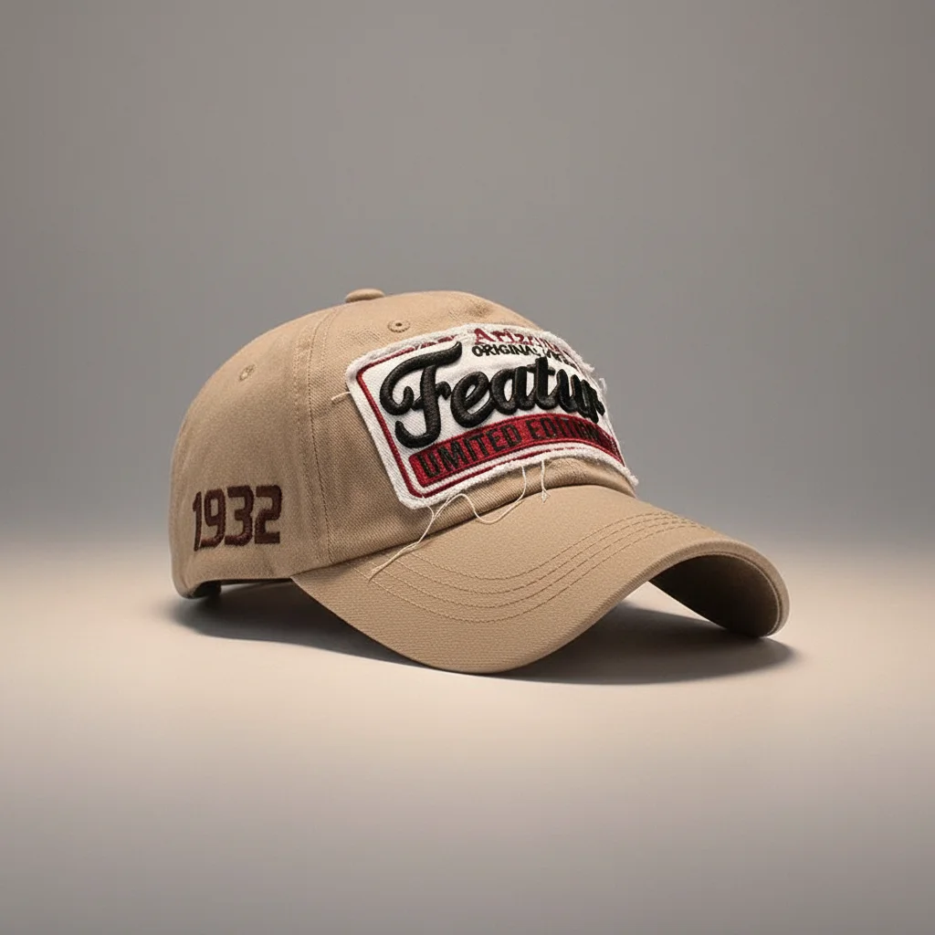 casquette vintage coton style usa femme - Vue 1 - casquette vintage