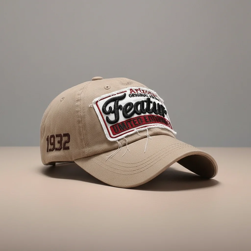 casquette vintage coton style usa femme - Vue 4 - casquette vintage