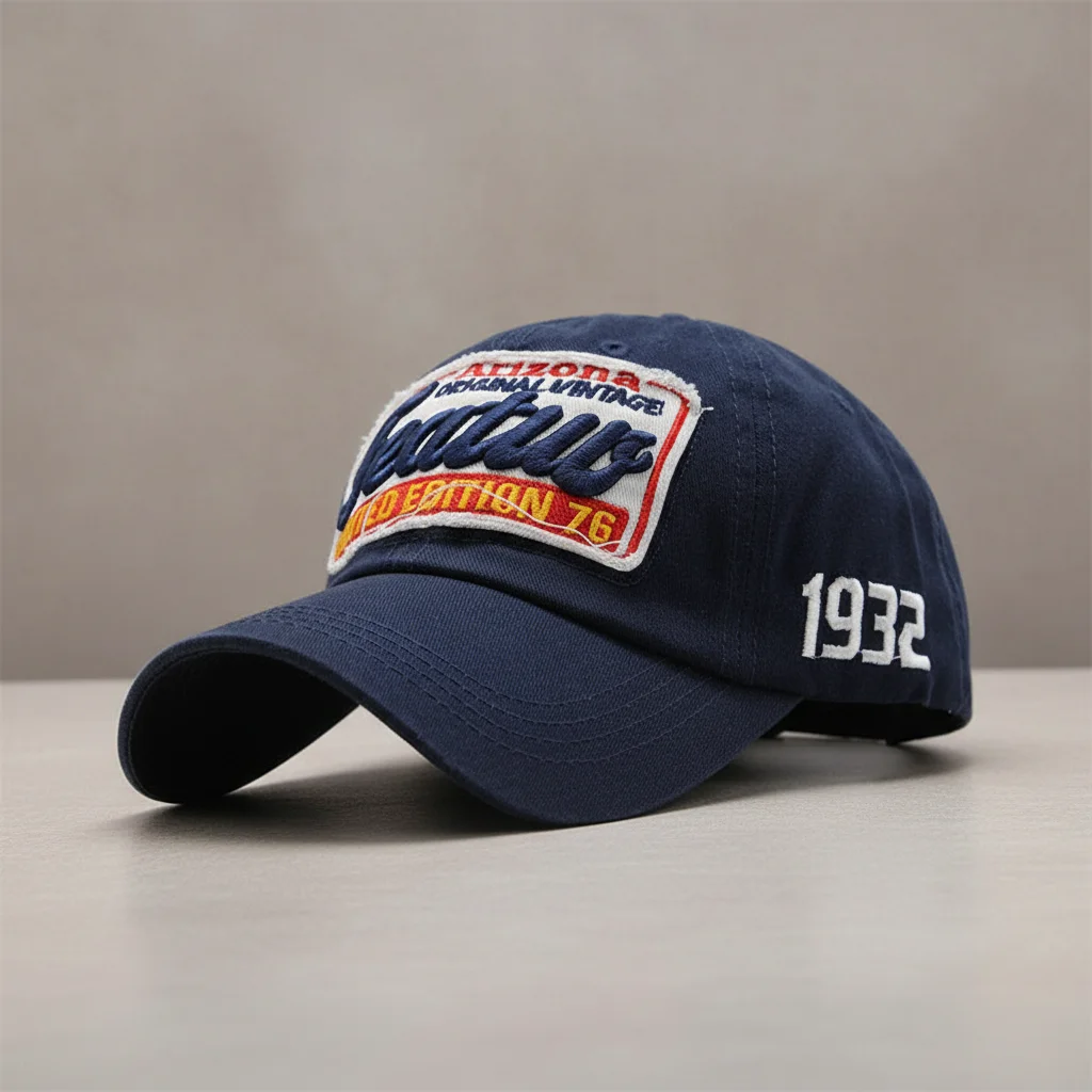 casquette vintage coton style usa femme - Vue 8 - casquette vintage