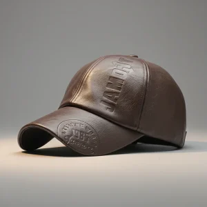 casquette vintage cuir souple ajustable - Vue 2 - casquette vintage
