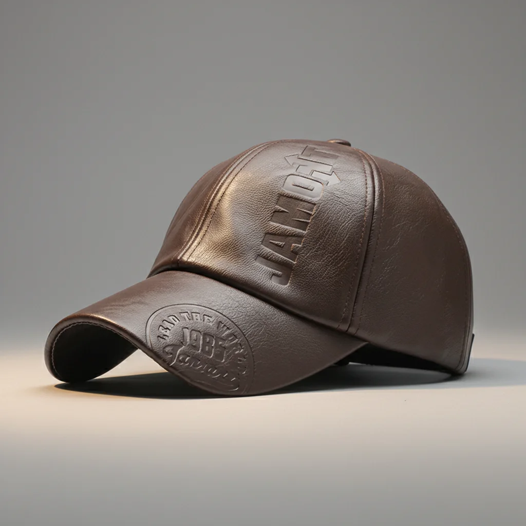 casquette vintage cuir souple ajustable - Vue 2 - casquette vintage