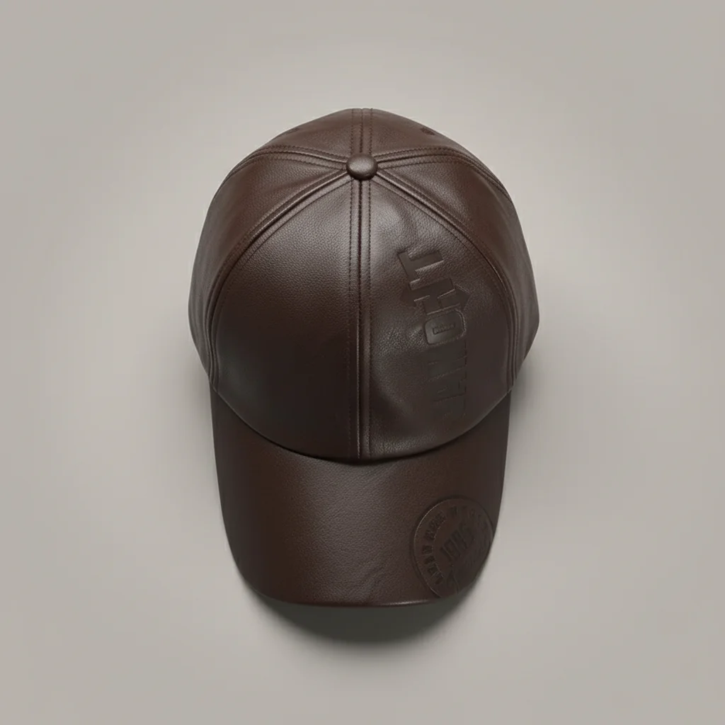 casquette vintage cuir souple ajustable - Vue 3 - casquette vintage